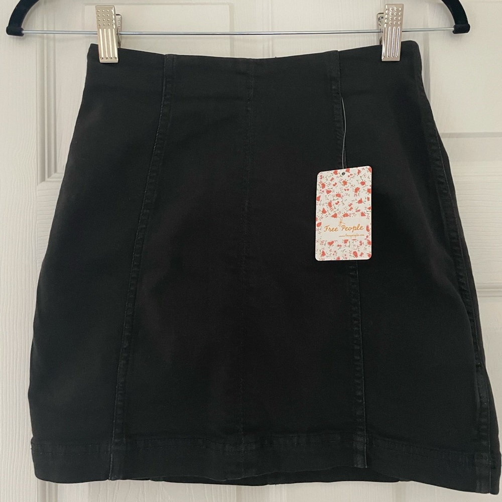Free People Modern Femme denim miniskirt